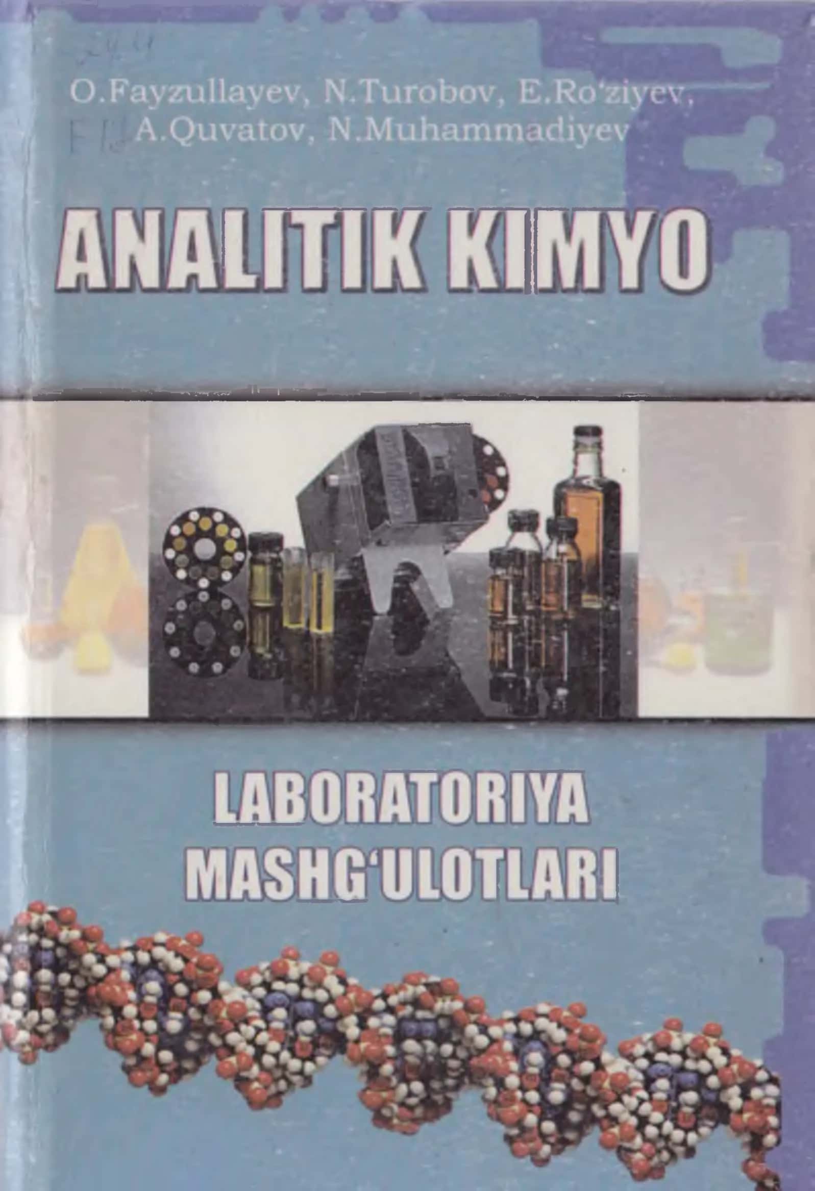 ANALITIK KIMYO AMALIY-LABORATORIYA MASHG‘ULOTLARI