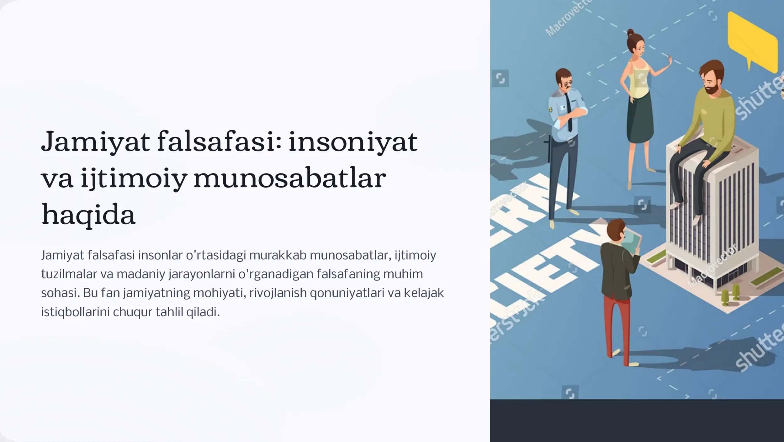 Jamiyat falsafasi