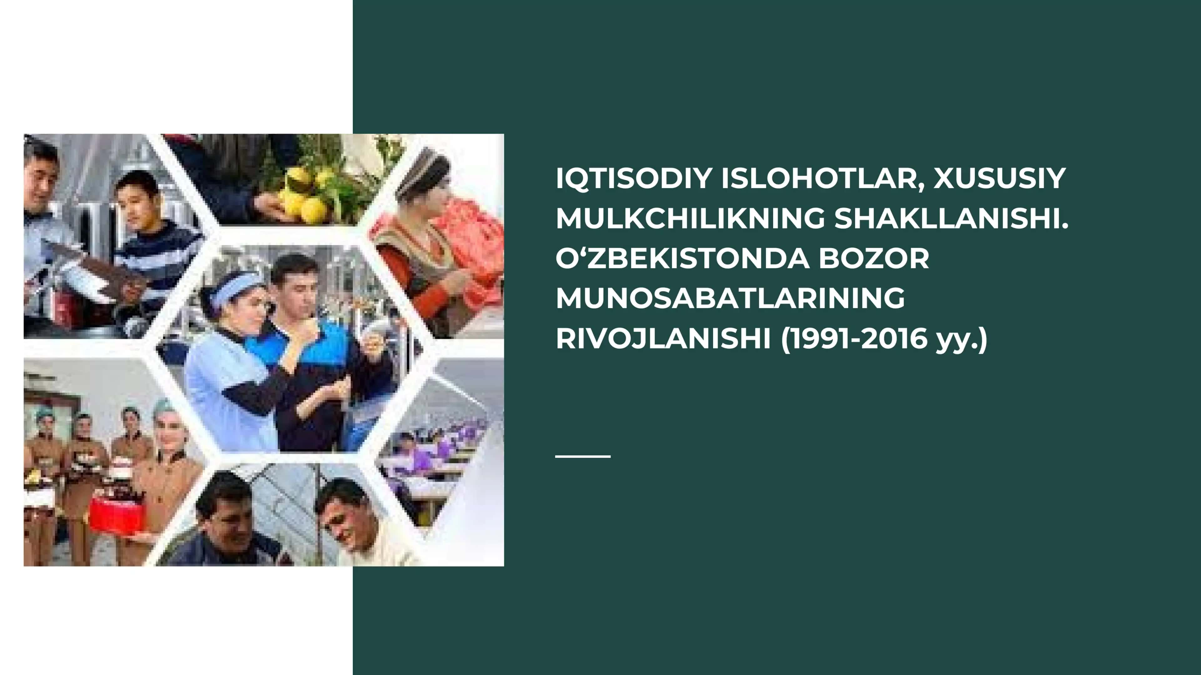 IQTISODIY ISLOHOTLAR