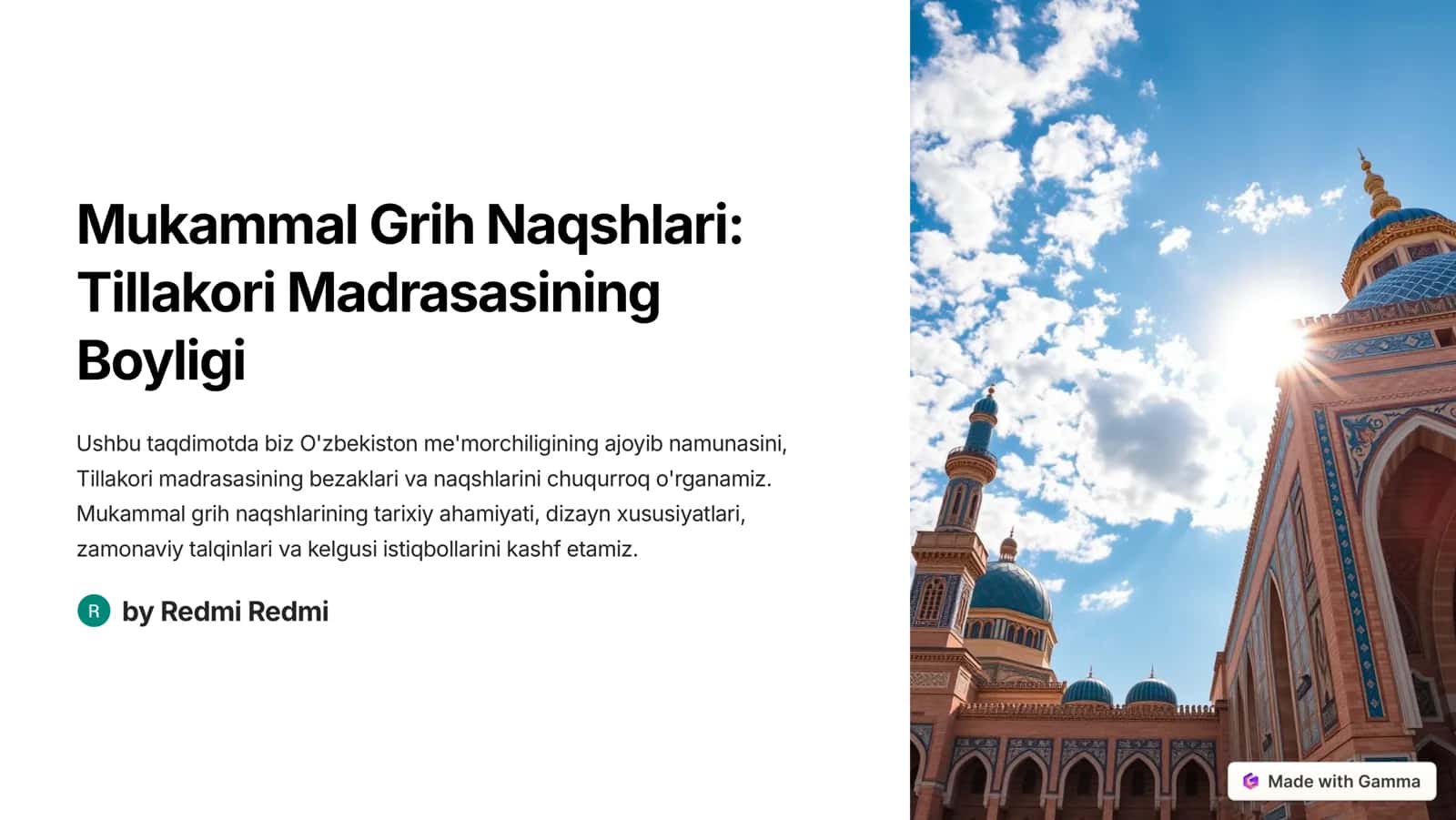 Mukammal Grih Naqshlari