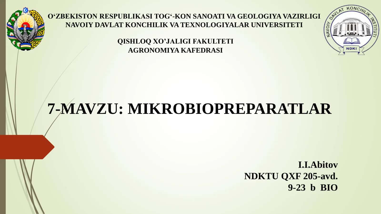 MIKROBIOPREPARATLAR