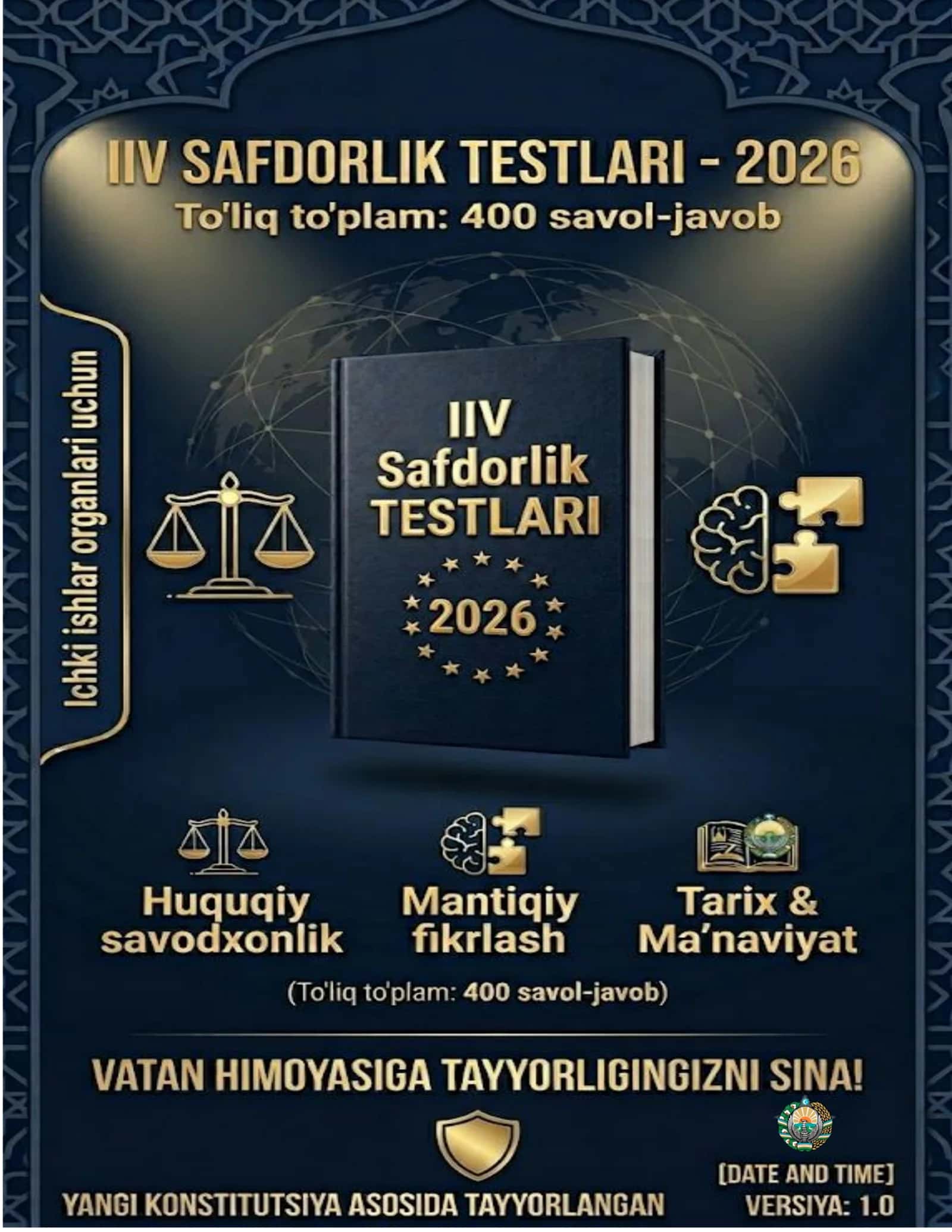 IIV SAFDORLIK TESTLARI – 2026