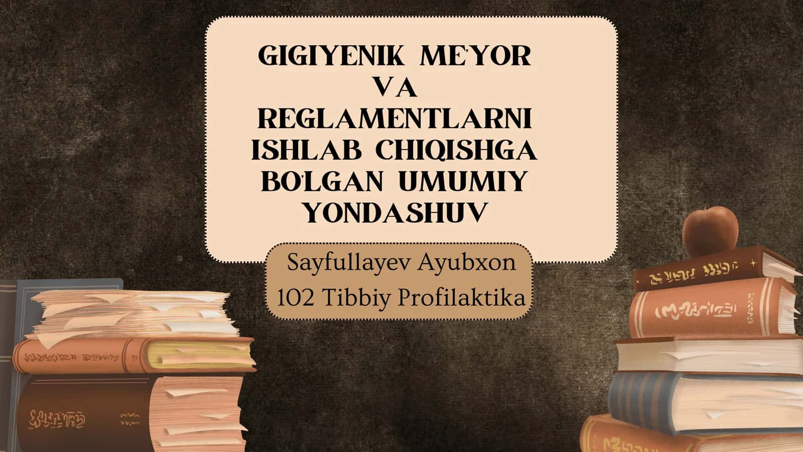 Gigiyenik meʼyor va reglamentlar