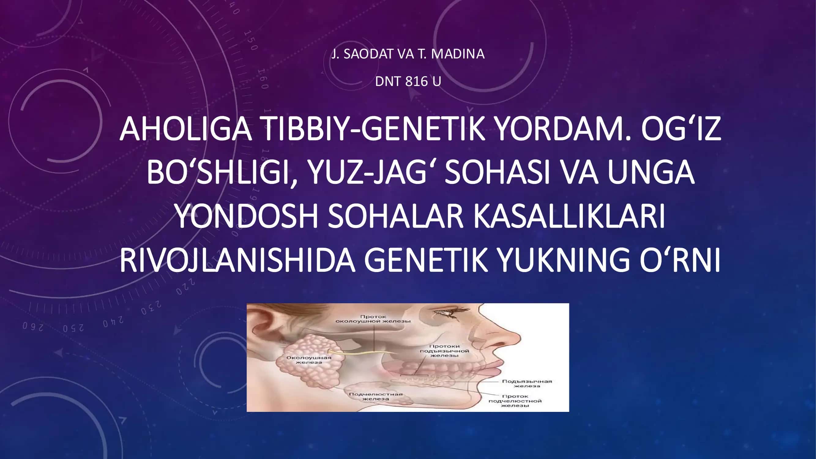 AHOLIGA TIBBIY-GENETIK YORDAM