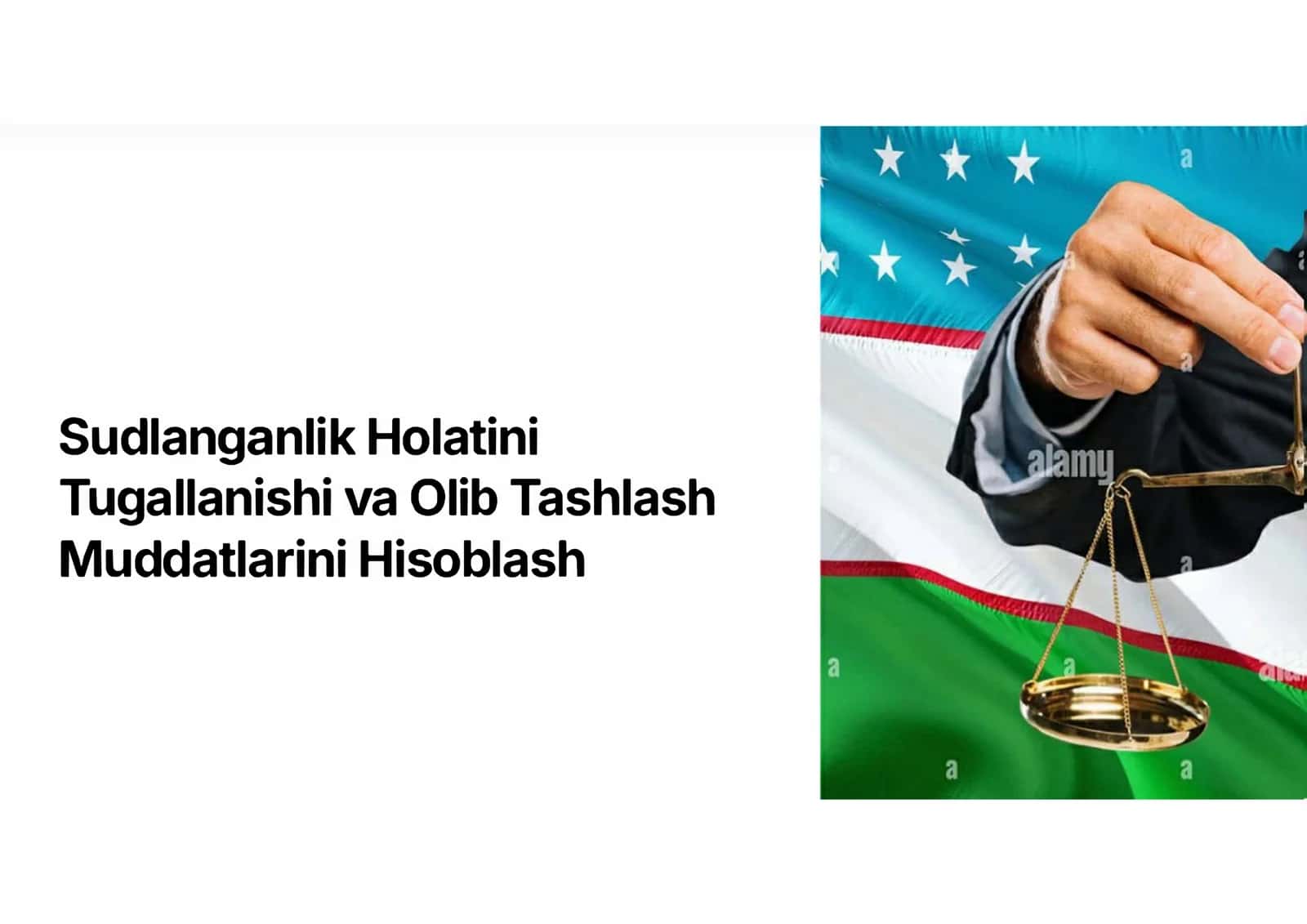 Sudlanganlik Holatini Tugallanishi va Olib Tashlash Muddatlarini Hisoblash