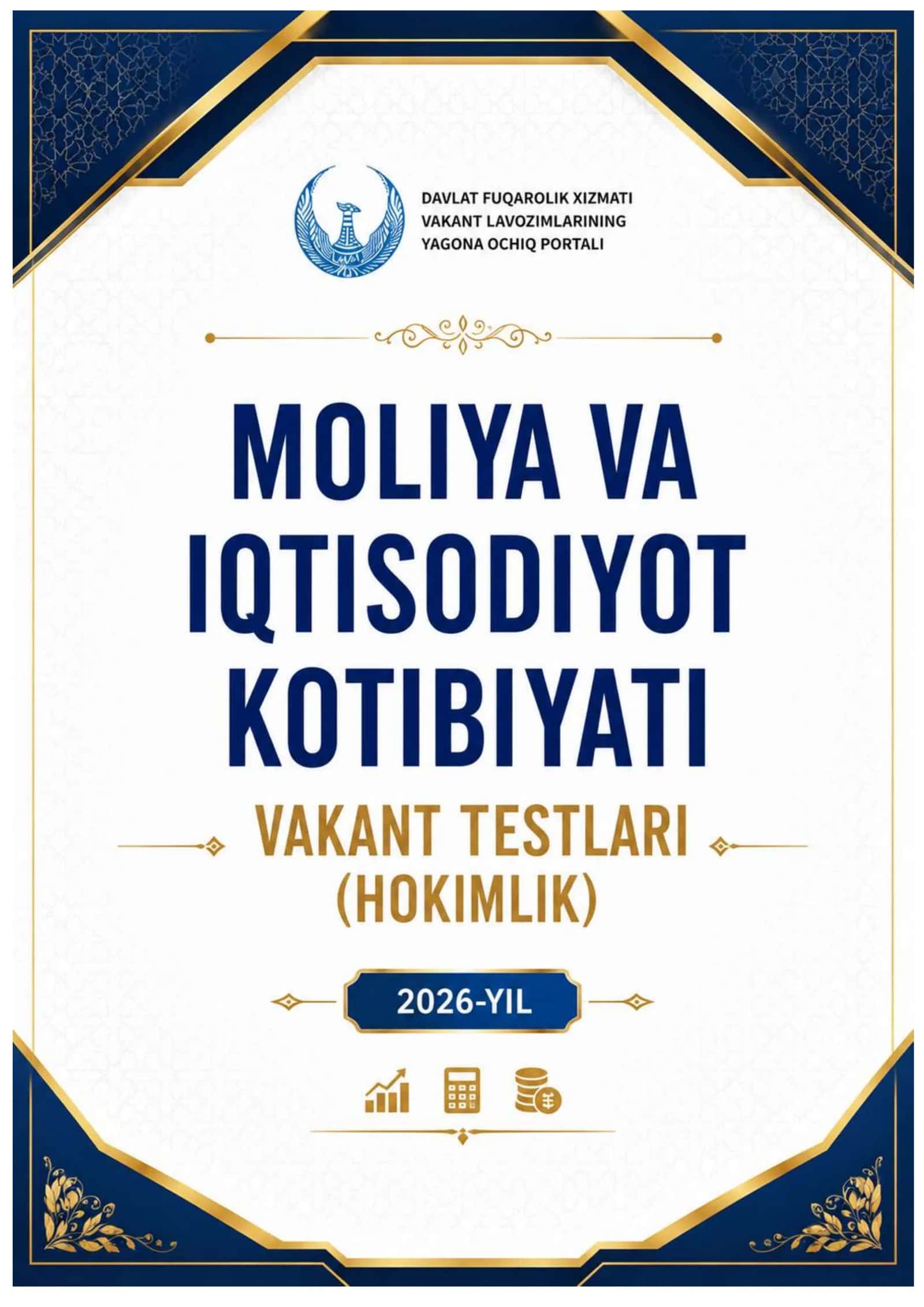 ARGOS MOLIYA VA IQTISODIYOT KOTIBIYATI SUHBAT SAVOLLARI (HOKIMLIK) 2026 yil