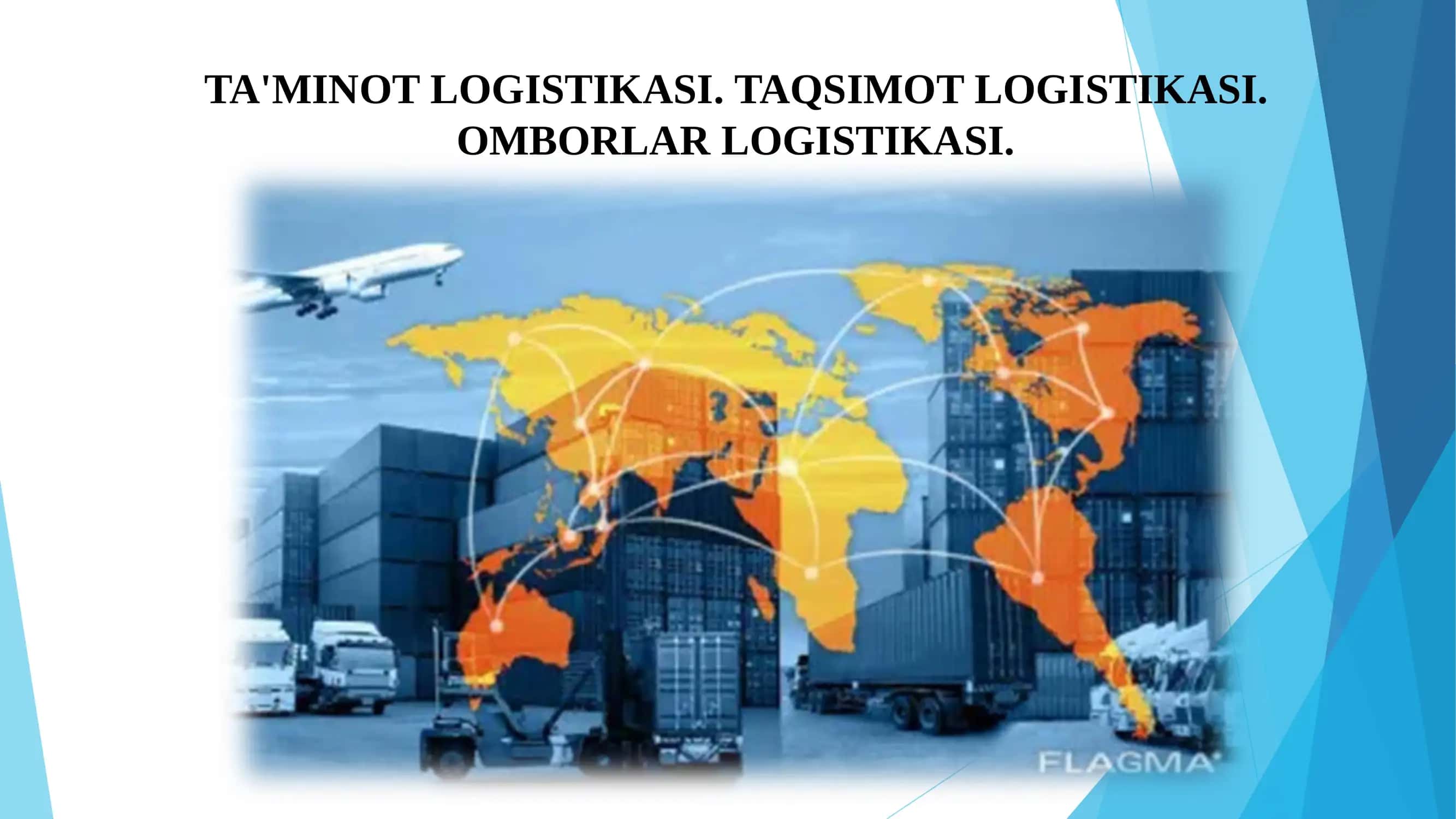 Ta'minot, Taqsimot va Omborlar Logistikasi