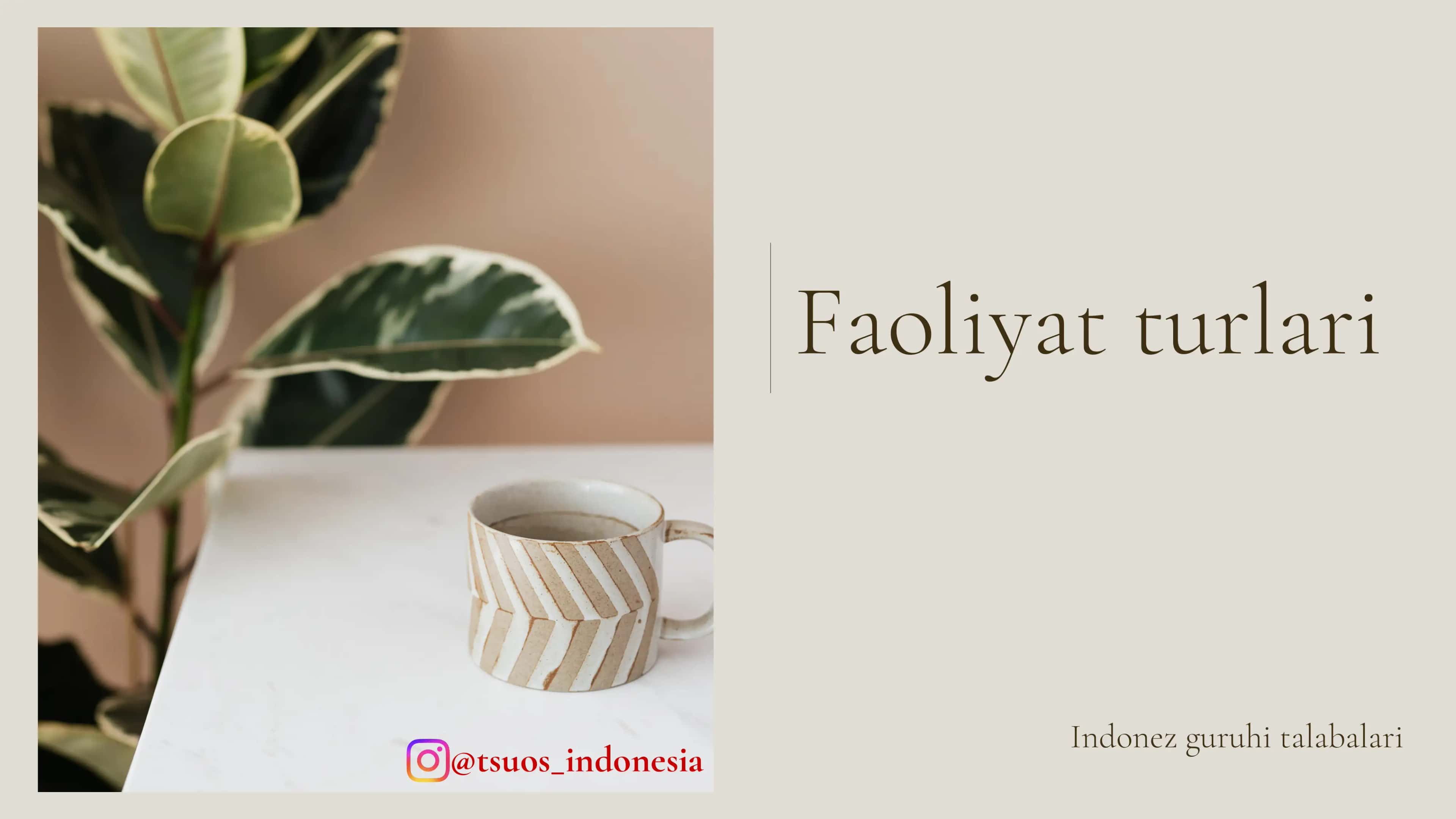 Psixologiyagada faoliyat turlari