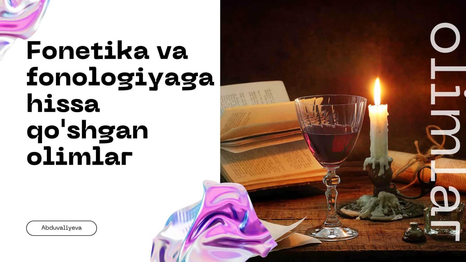 Fonetika va fonologiya