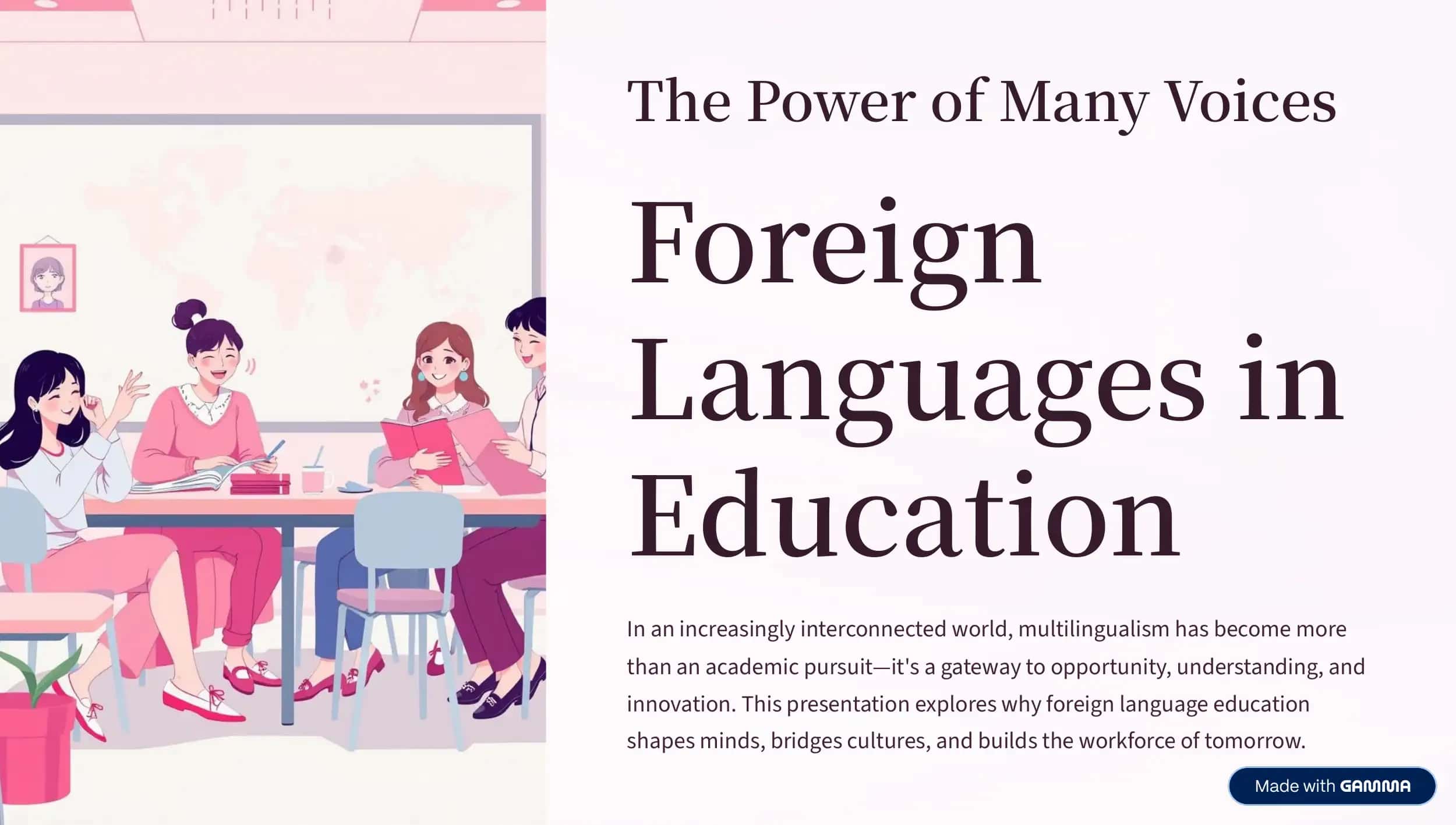 education and the role of foreign languages
