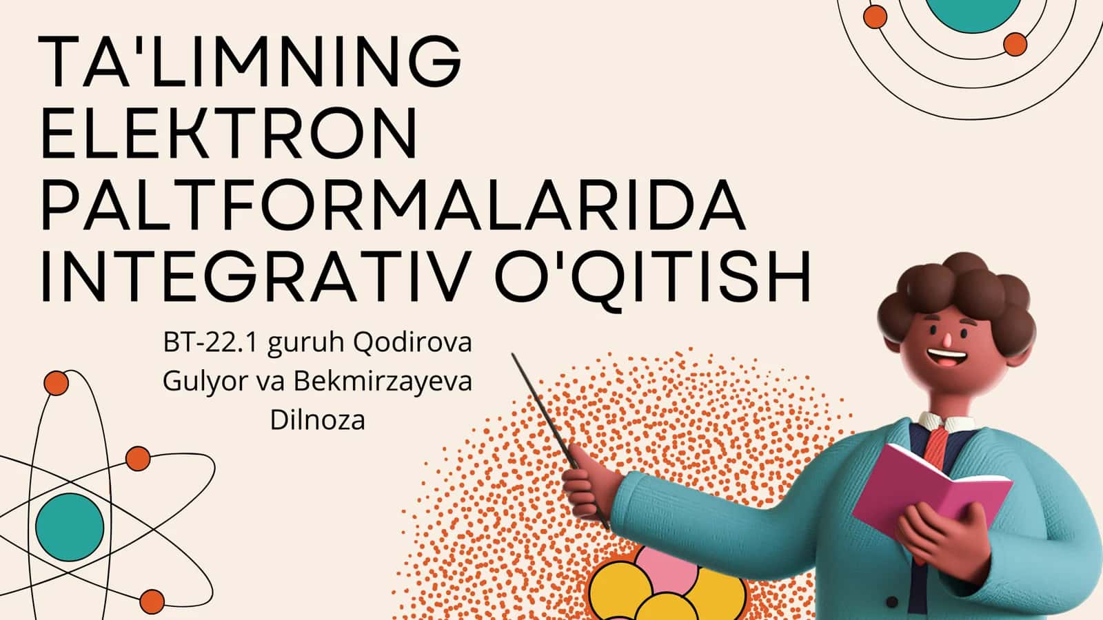 Talimda elektron paltformalardan foydalanish