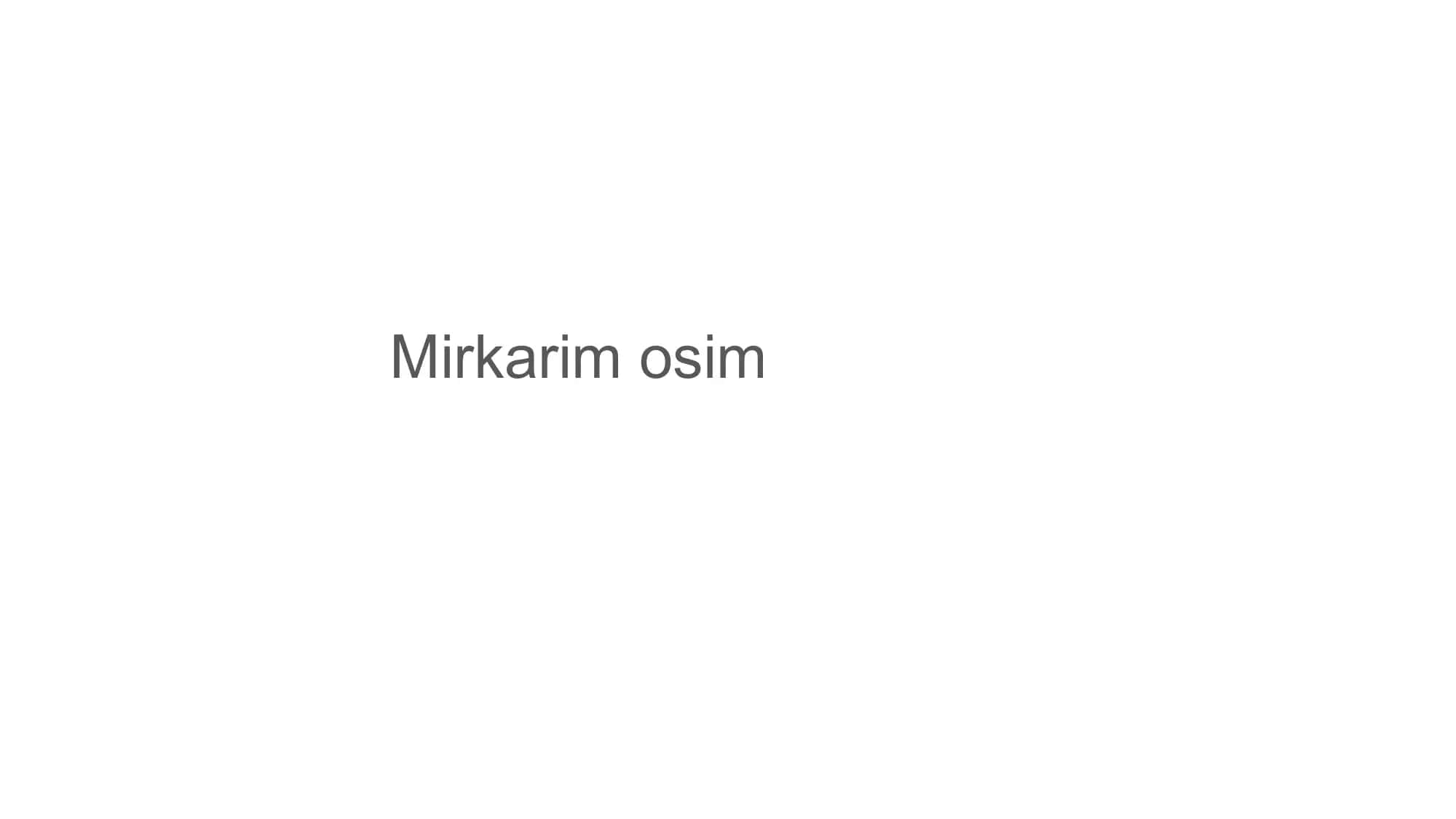 Mirkarim osim