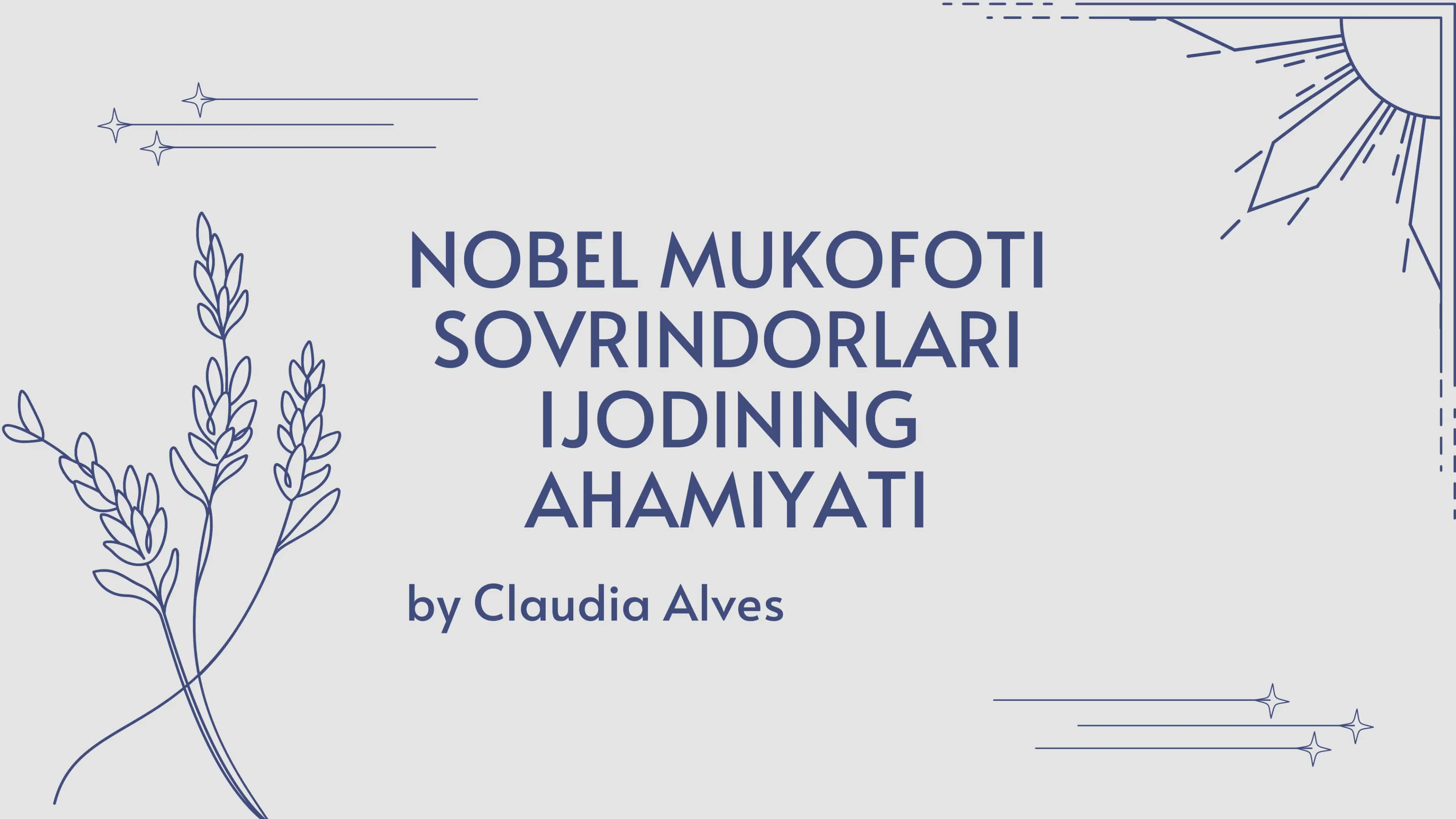 NOBEL MUKOFOTI