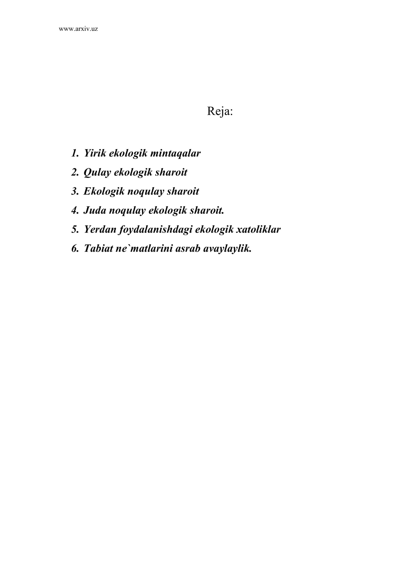 Yirik ekologik mintaqalar