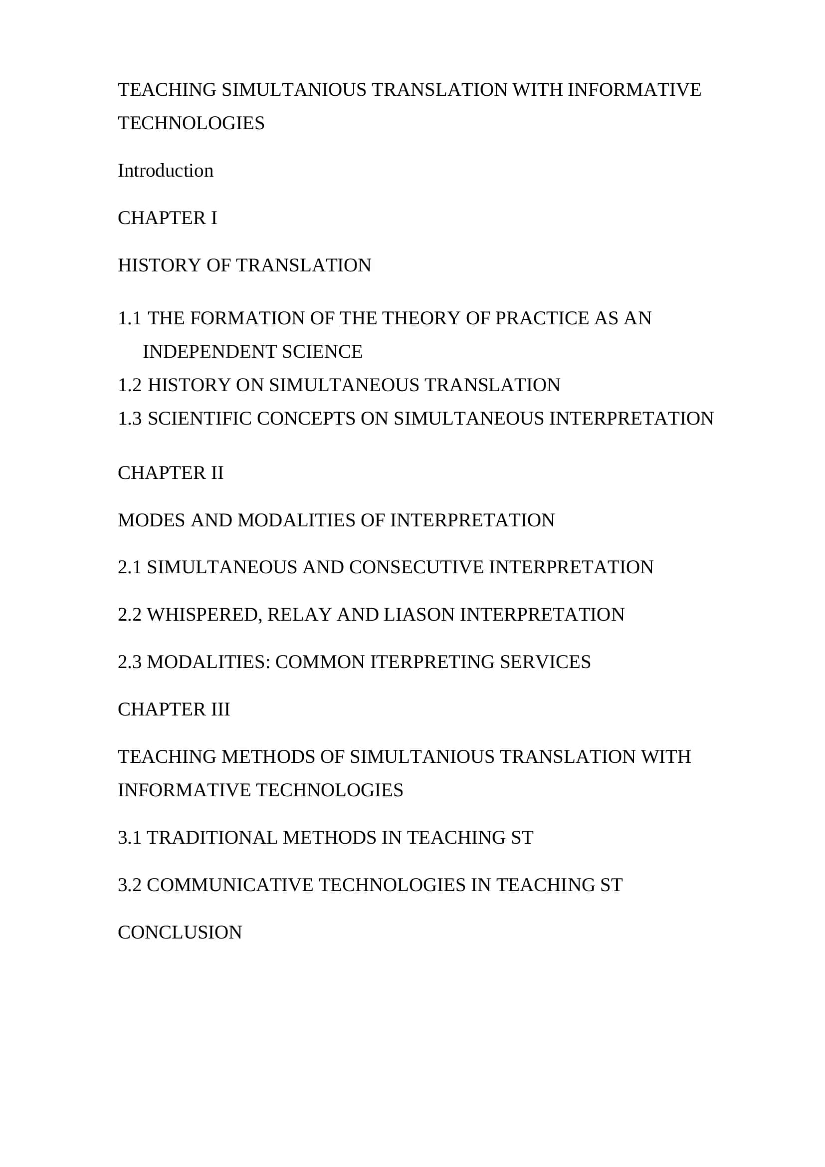 Teaching Simultaneous Translation with Informative Technologies