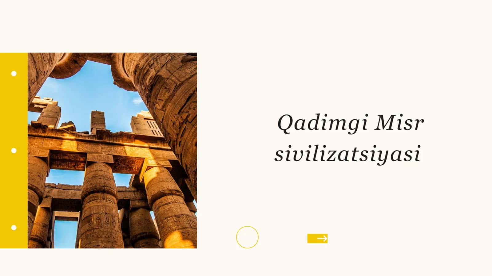 Qadimgi Misr sivilizatsiyasi