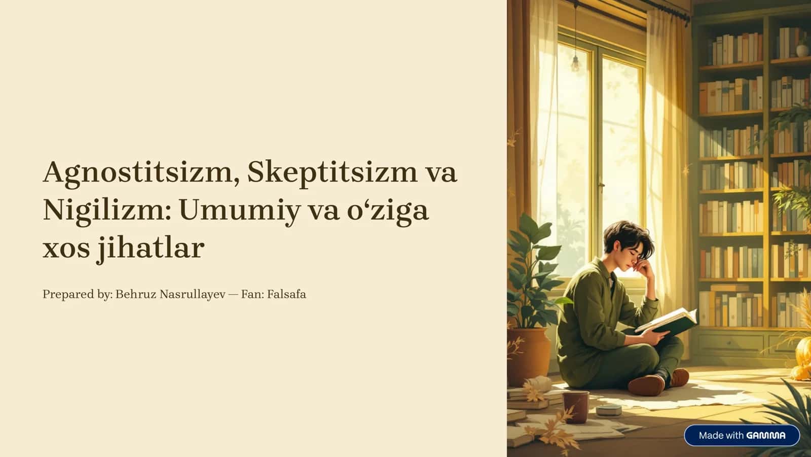 Agnostitsizm, Skeptitsizm va Nigilizm: Umumiy va o‘ziga xos jihatlar