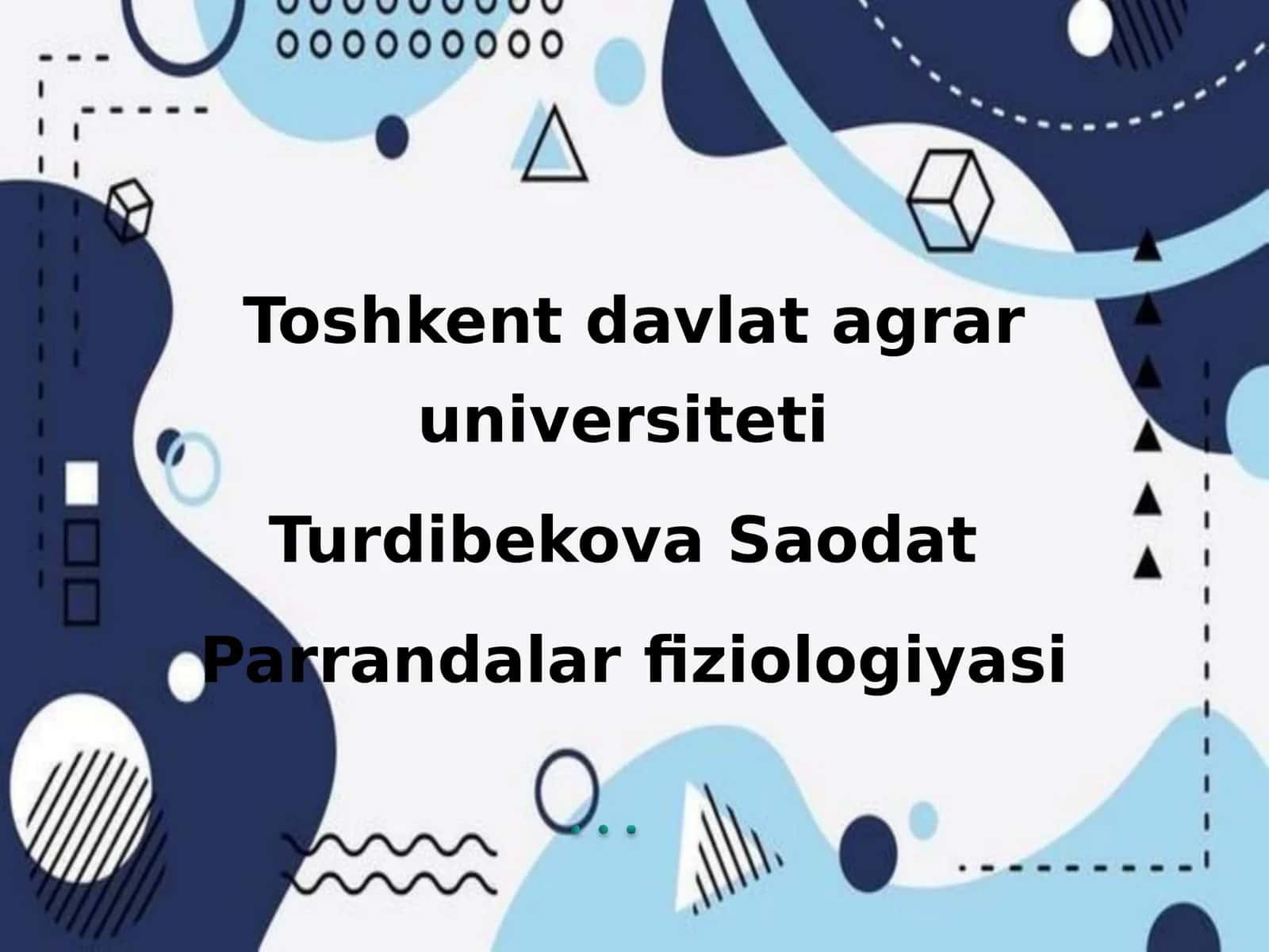 Parrandalar fiziologiyasi