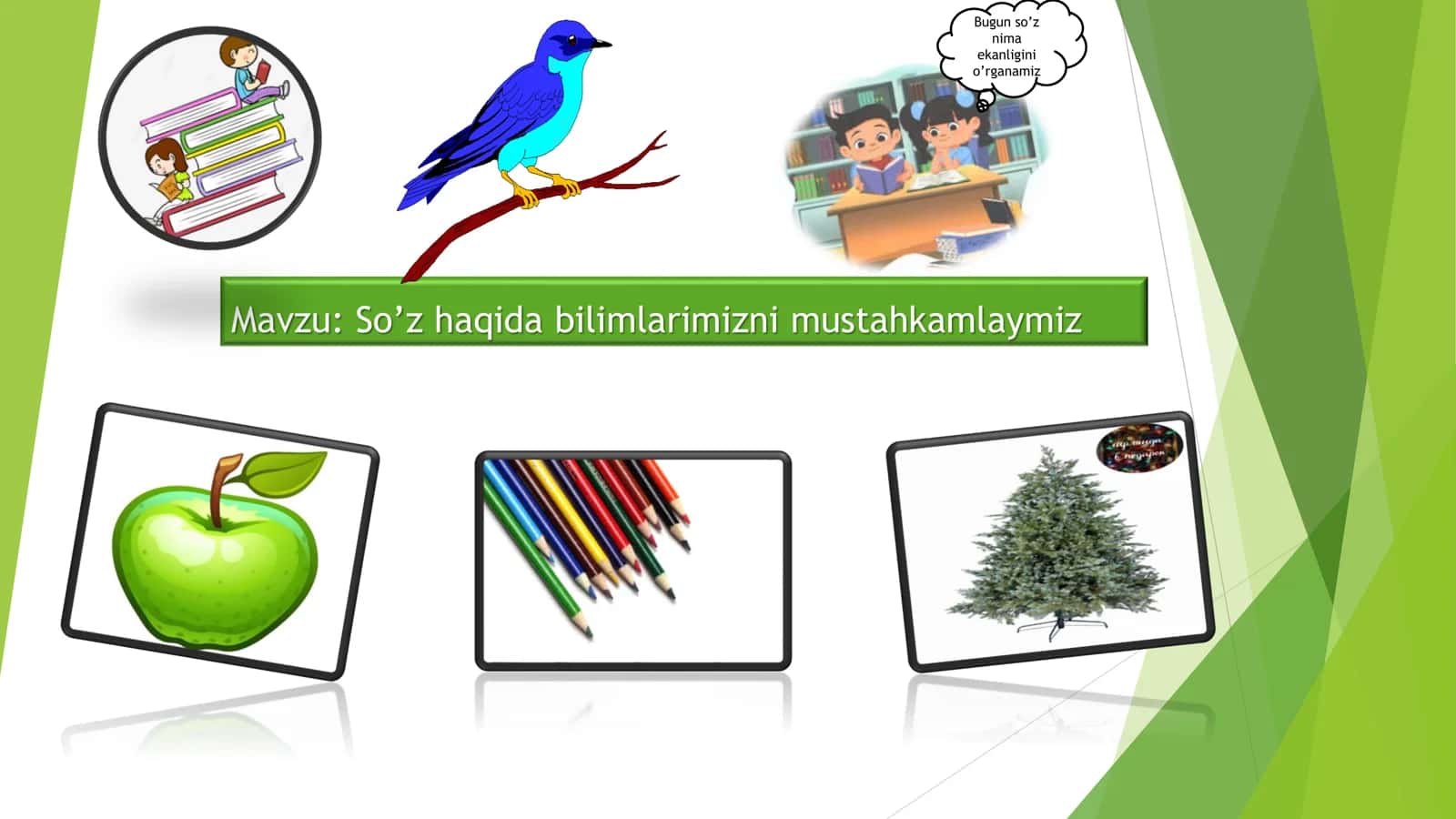 So'z haqida slayd