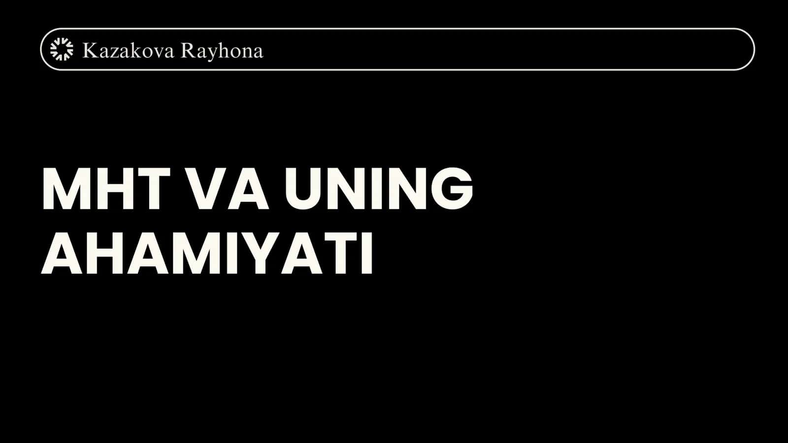 Milliy Hisoblar Tizimi Va Ahamiyati