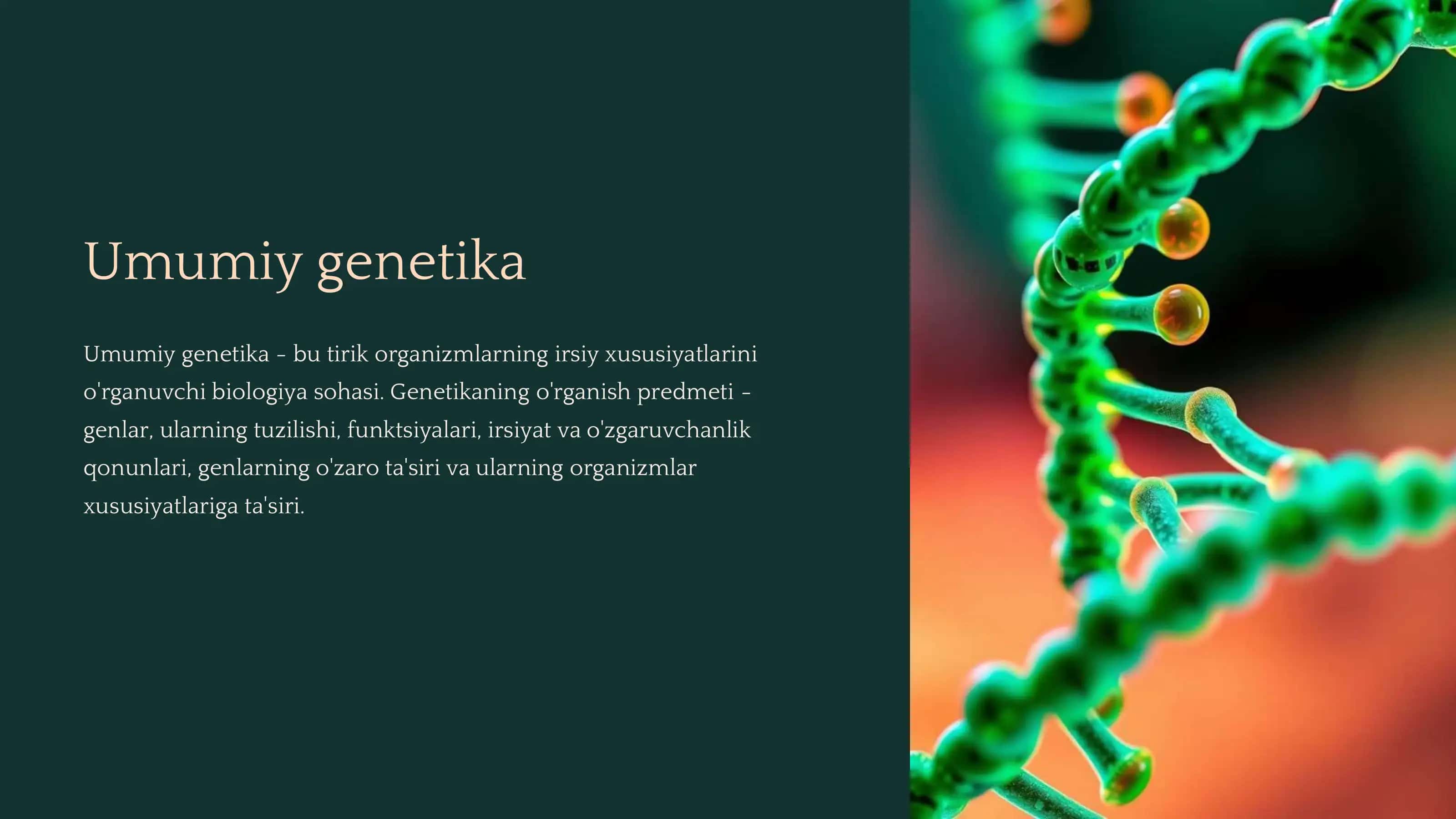 Umumiy genetika
