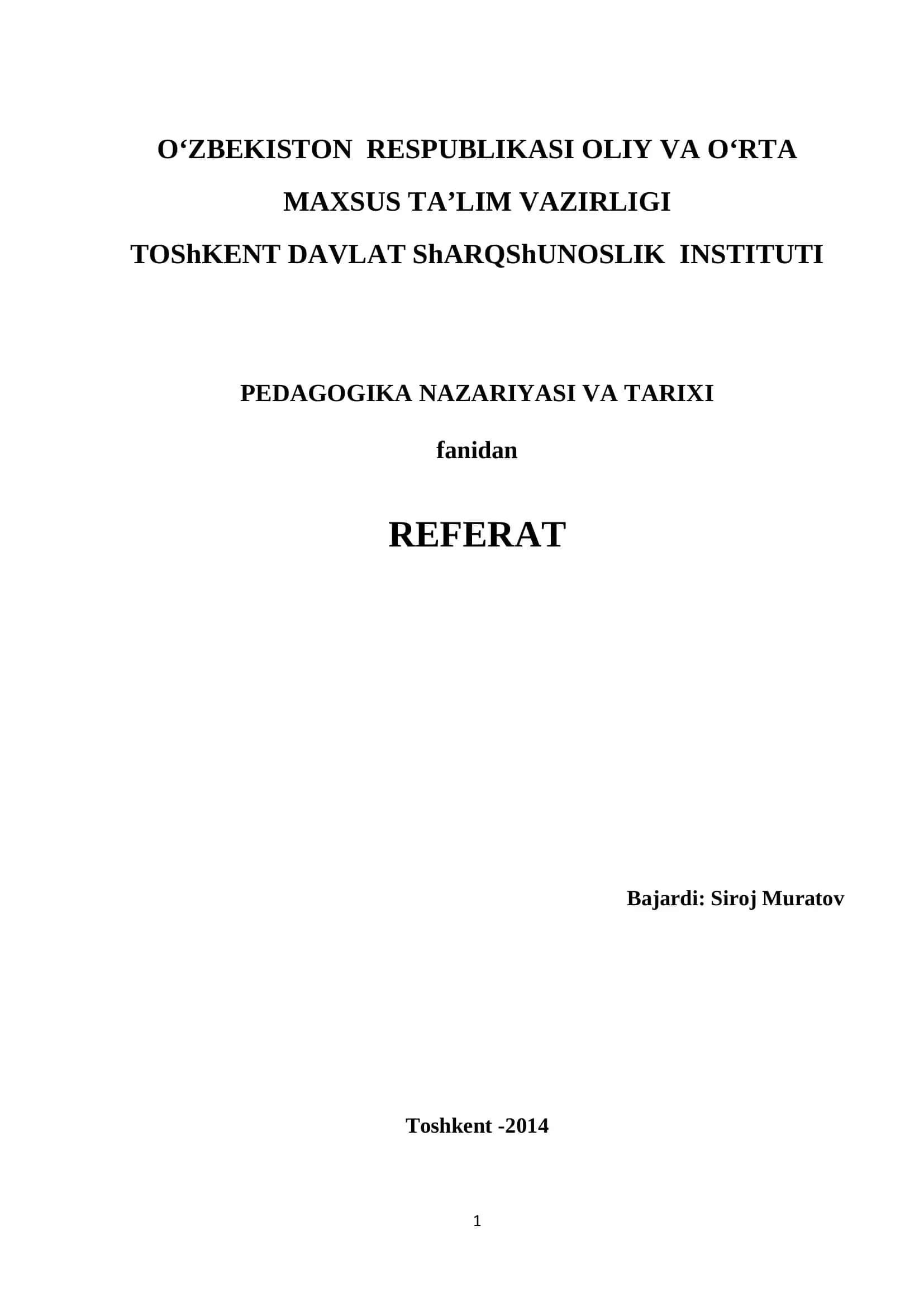 Yan Amos Komenskiyning maktab tizimi va ta’lim mazmuni