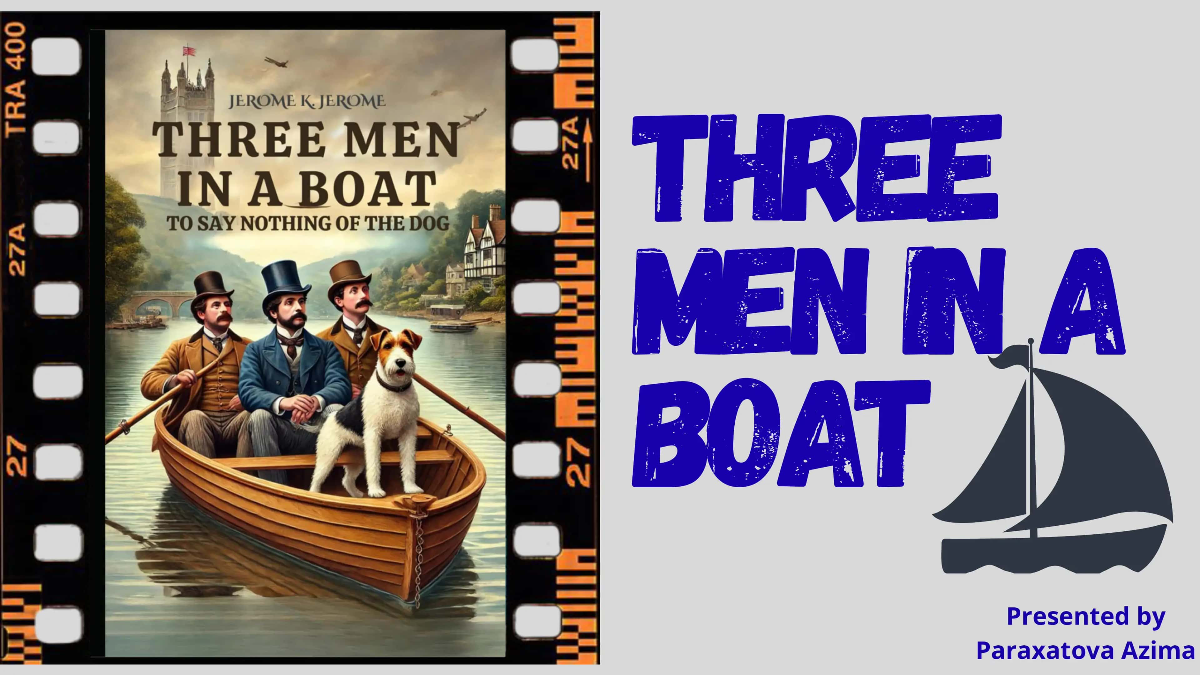 Three men in a boat