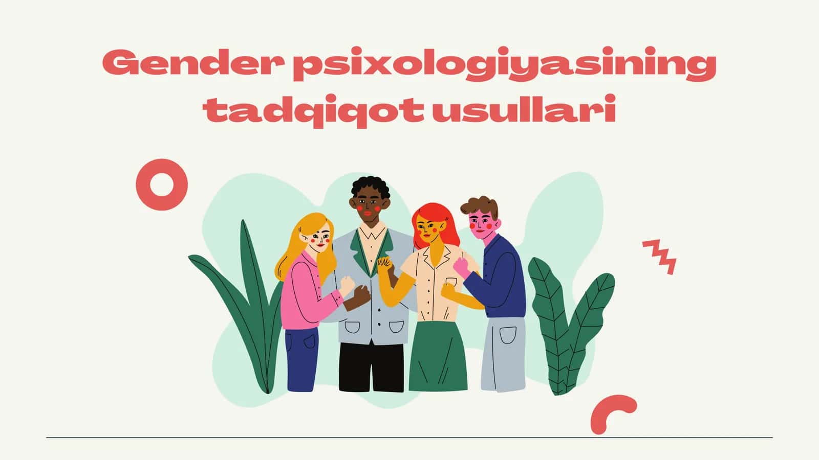 Gender psixologiyasining tadqiqot usullari