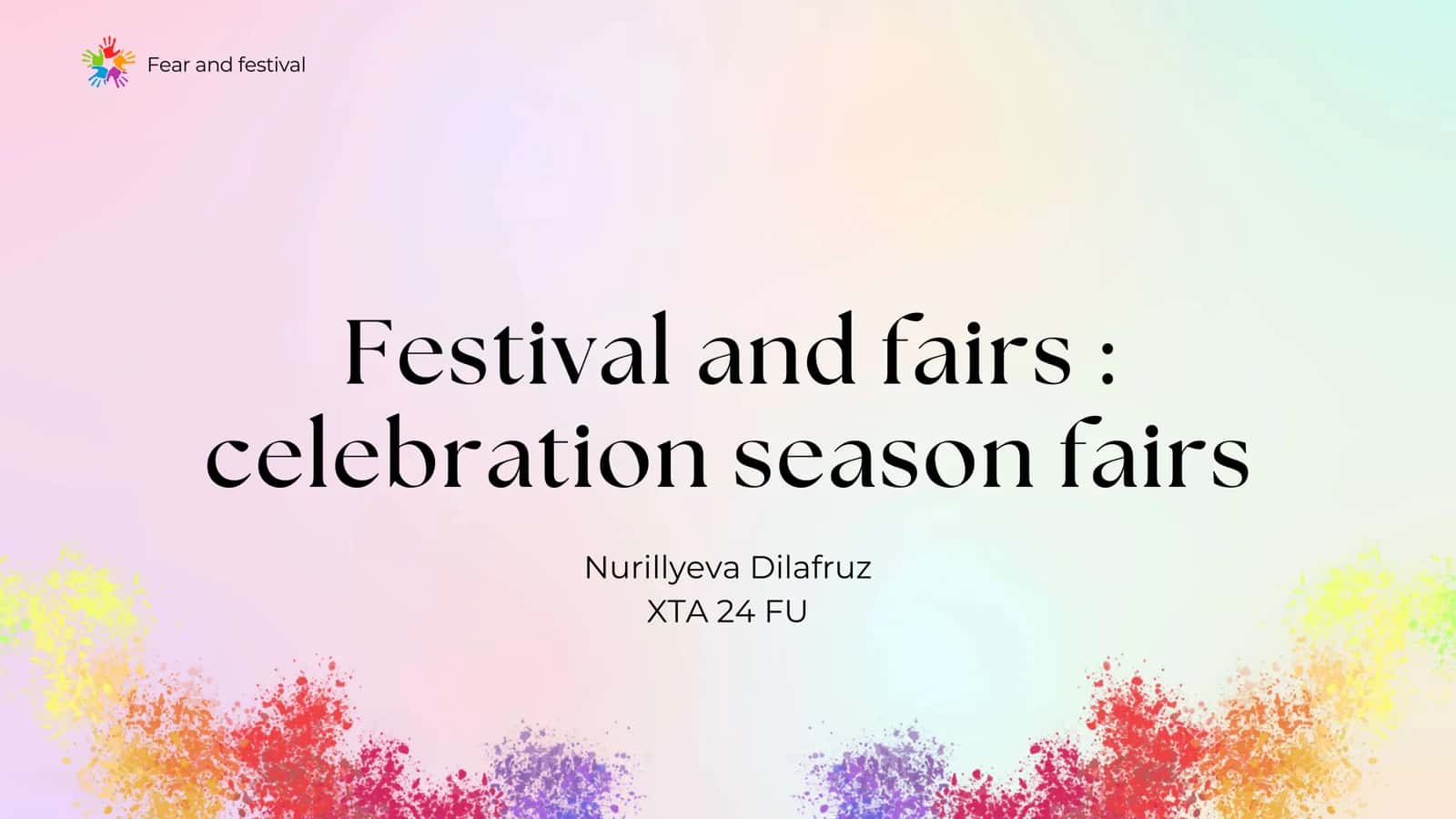 Festival and Fairs