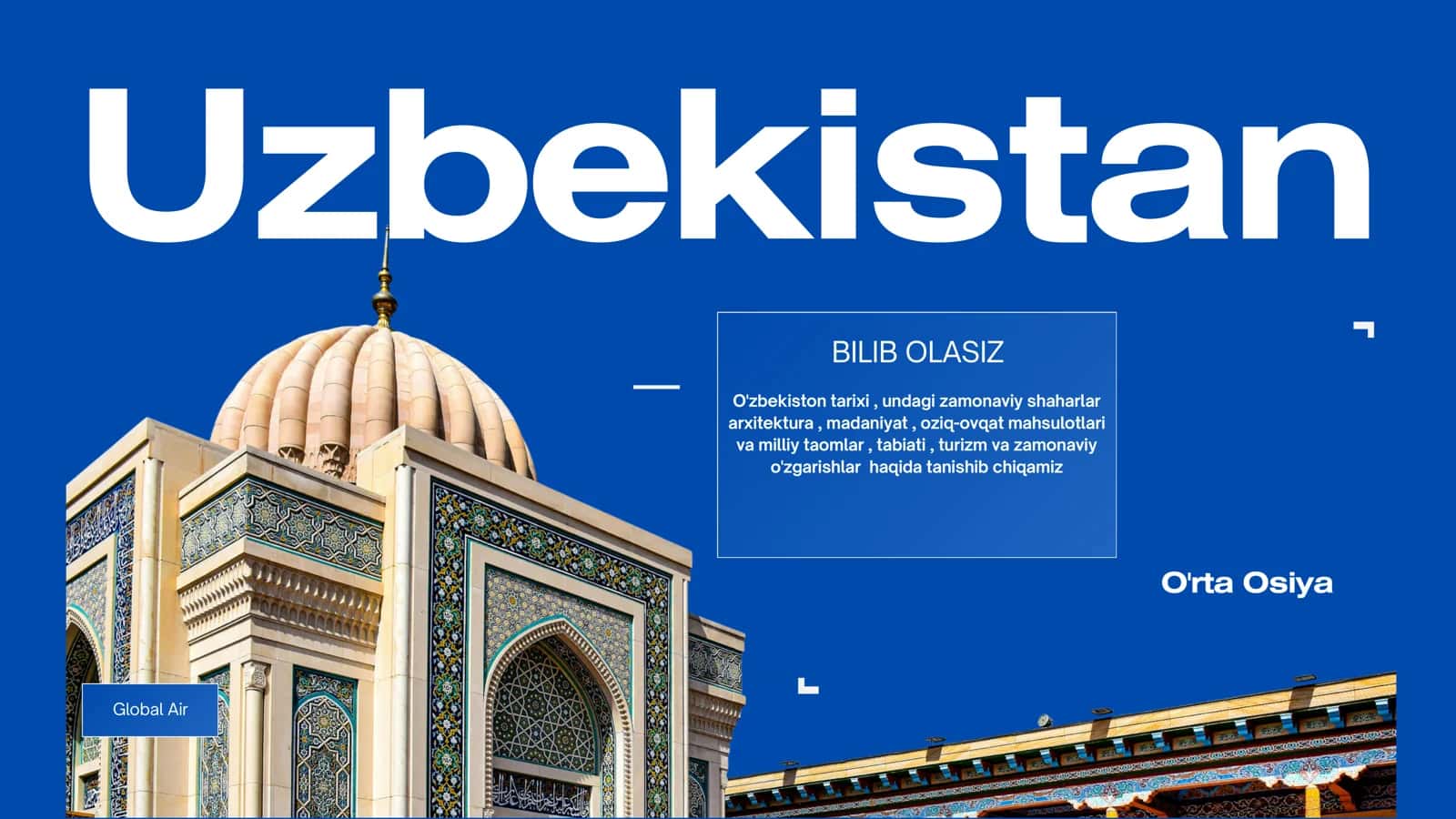 O'ZBEKISTONNING TARIXI