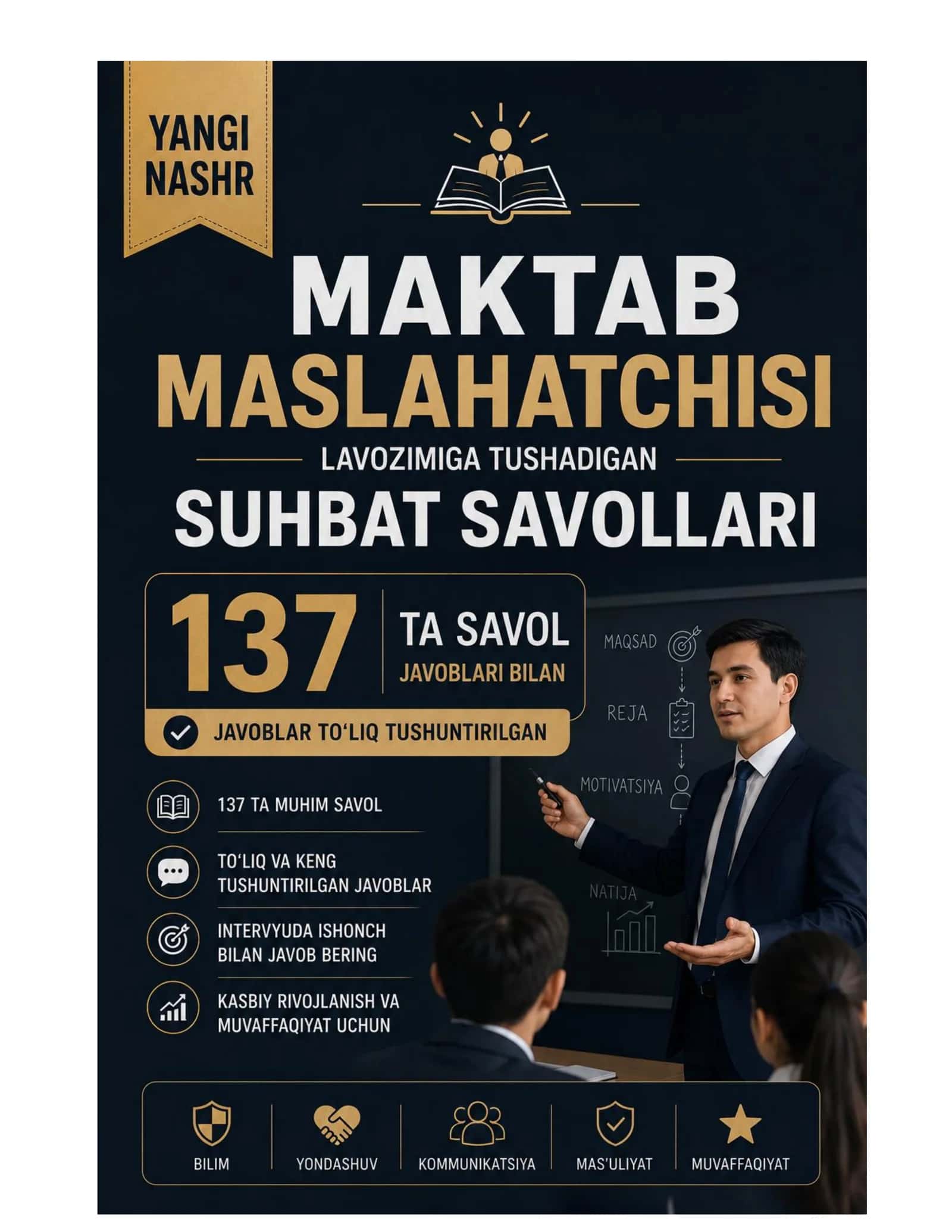 Maktab maslahatchisi 137 ta baza yangi