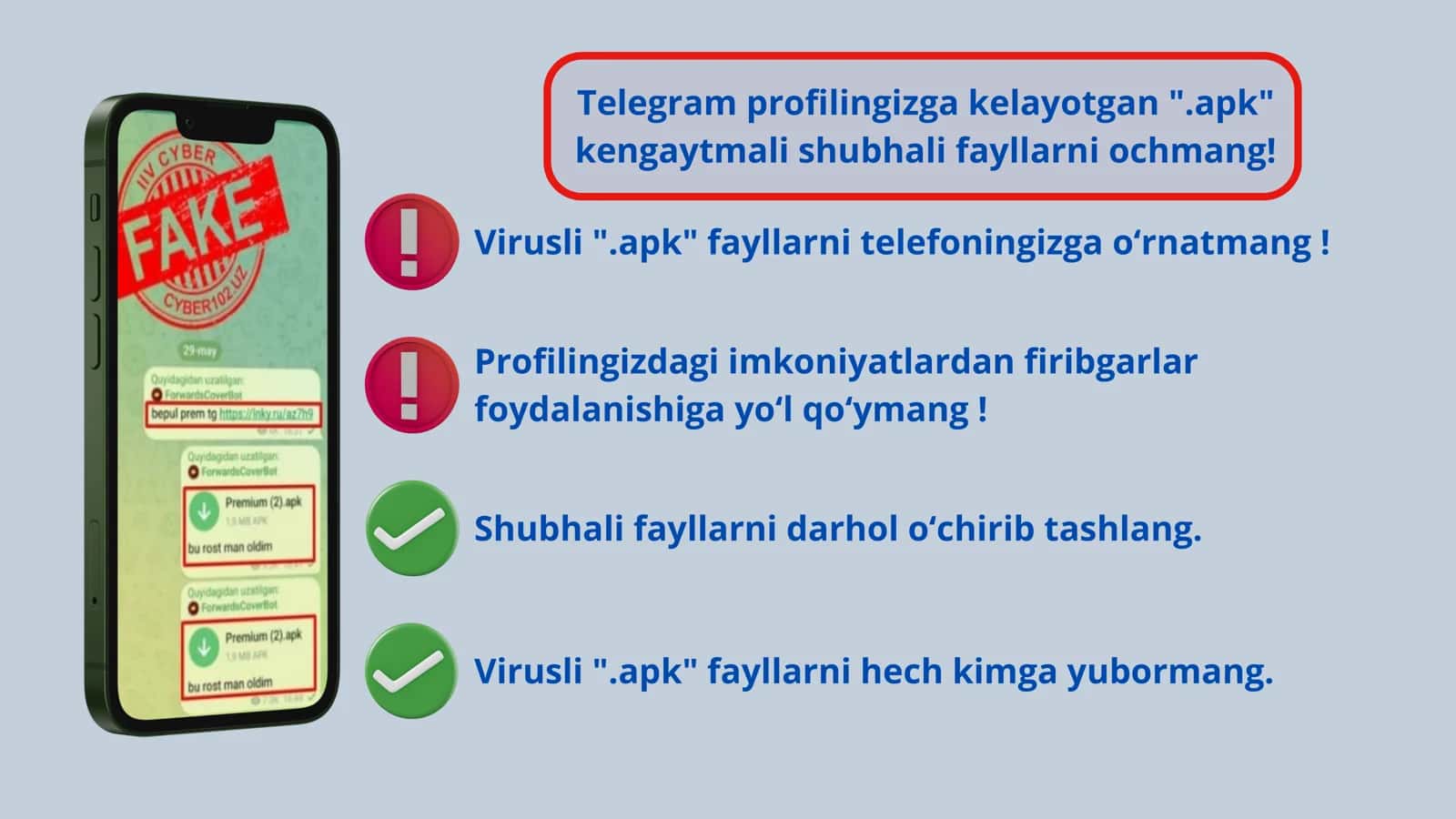 ".apk" fayllarni ochish maydoni