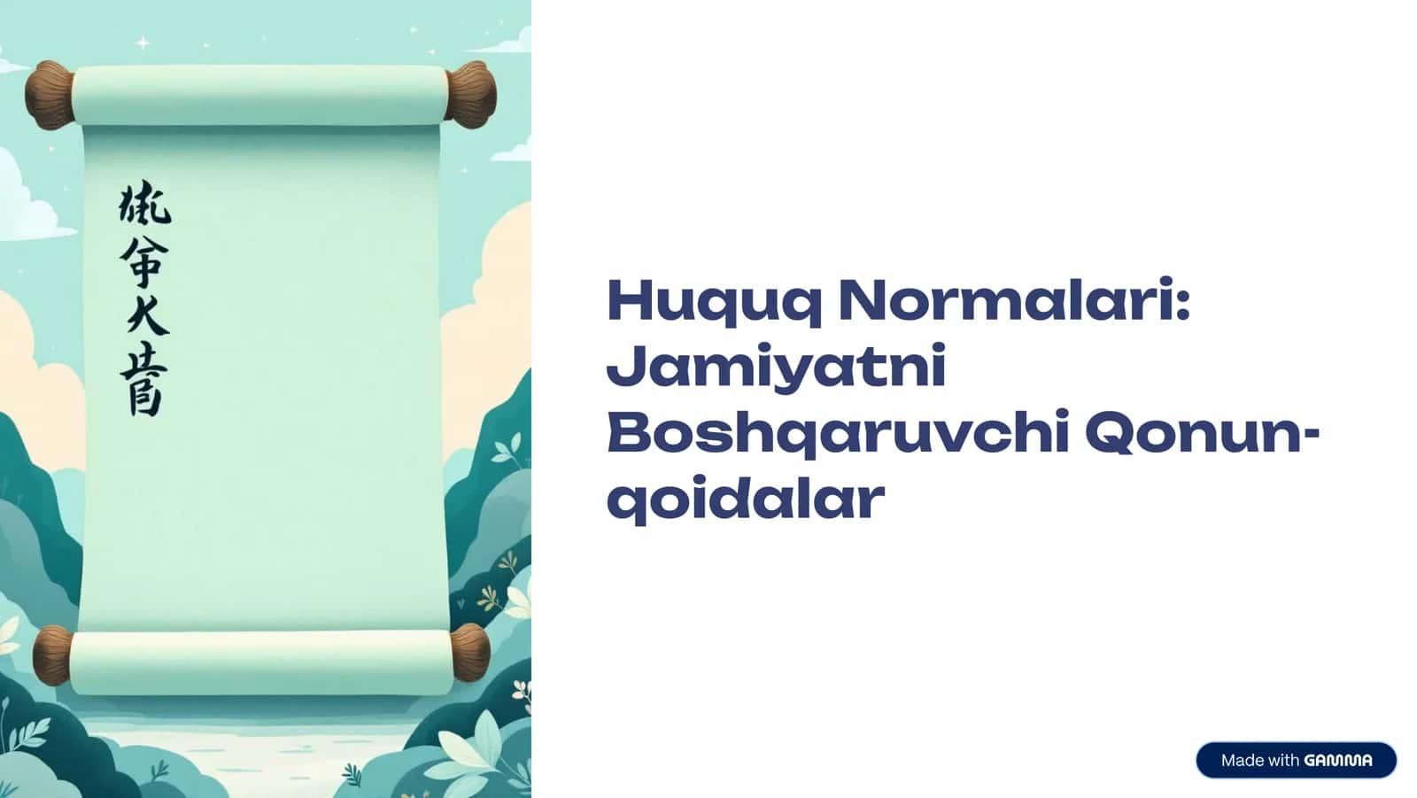 Huquq Normalari