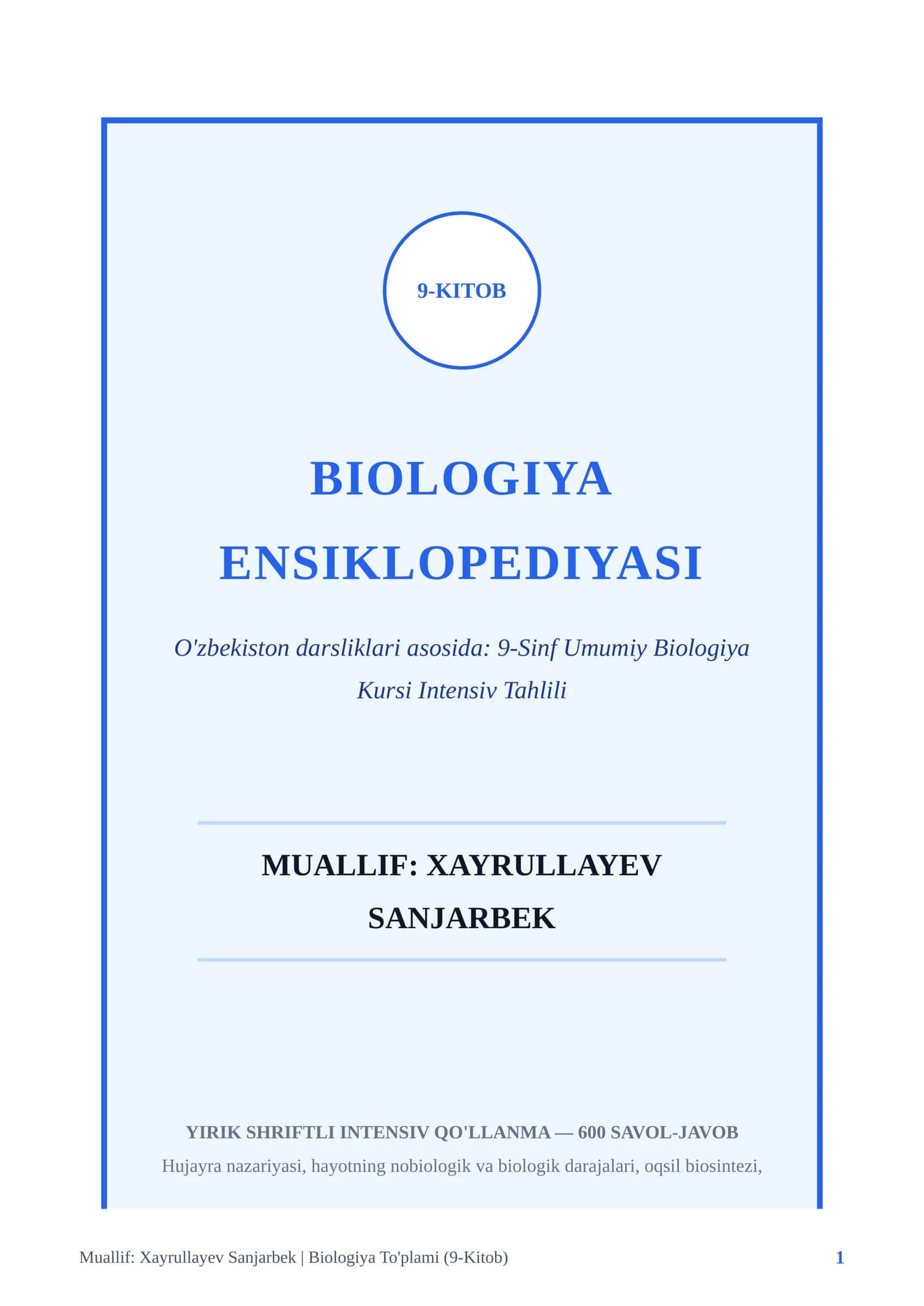 BIOLOGIYA ENSIKLOPEDIYASI