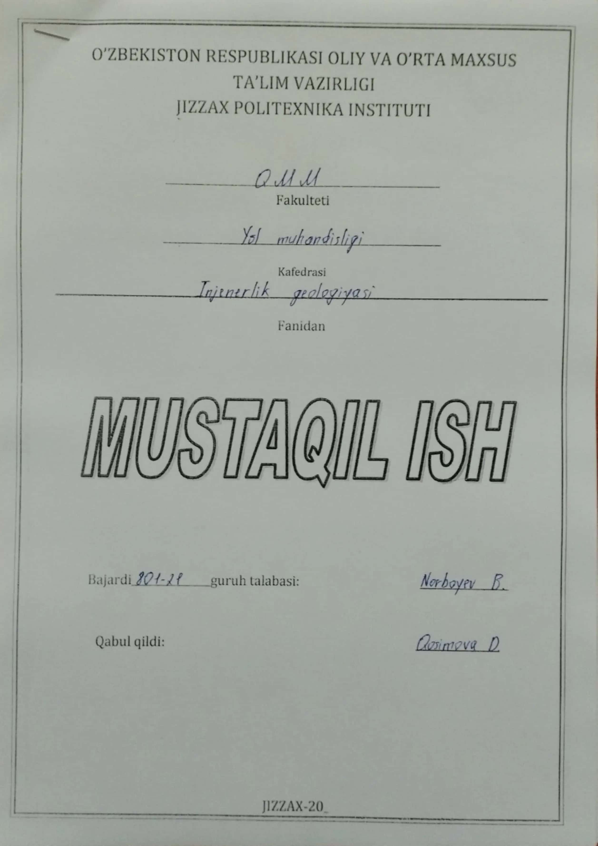 Gruntlarning mexanik xossalari