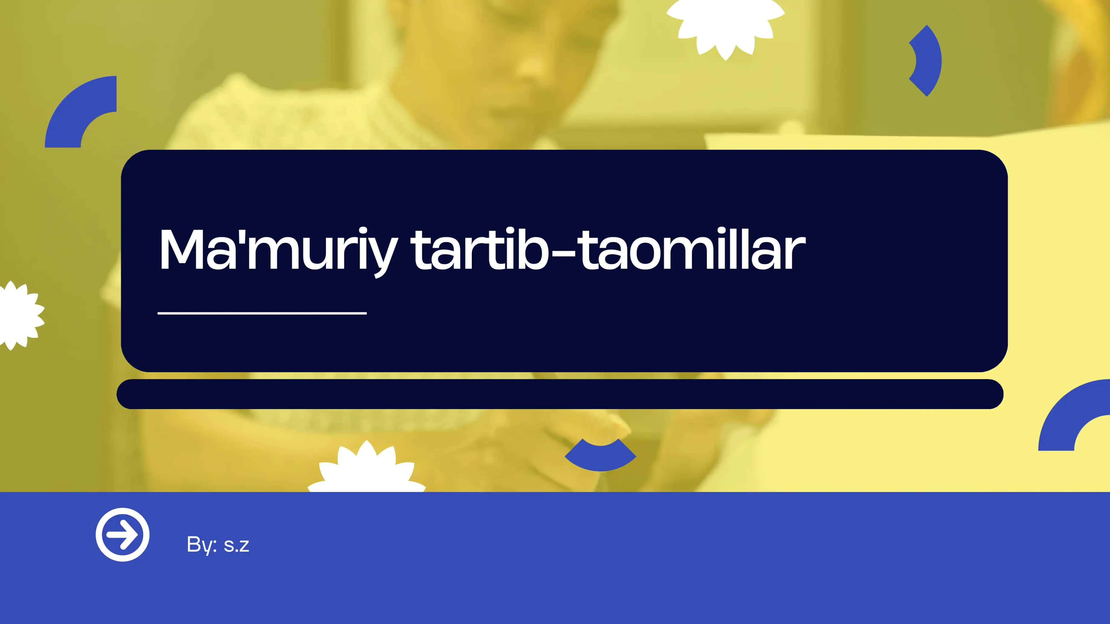 Ma'muriy-tartib taomillar