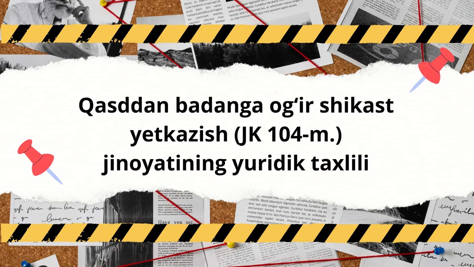 Qasddan badanga og'ir shikast yetkazish (JK 104-m.)