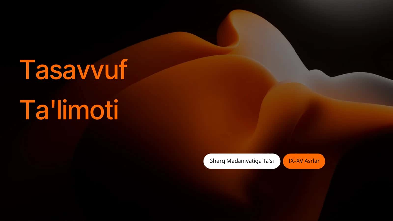 Tasavvuf Ta'limoti