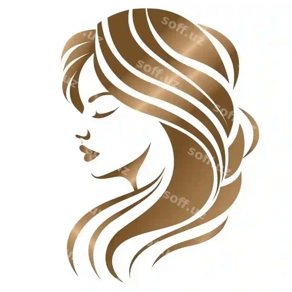 Go'zal gozallik saloni logotip ikonka | Beautiful beauty salon logo icon