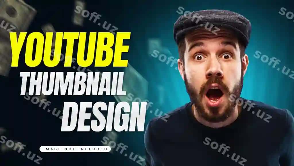 Yuqori sifatli YouTube minyatür shabloni | Highquality youtube thumbnail template