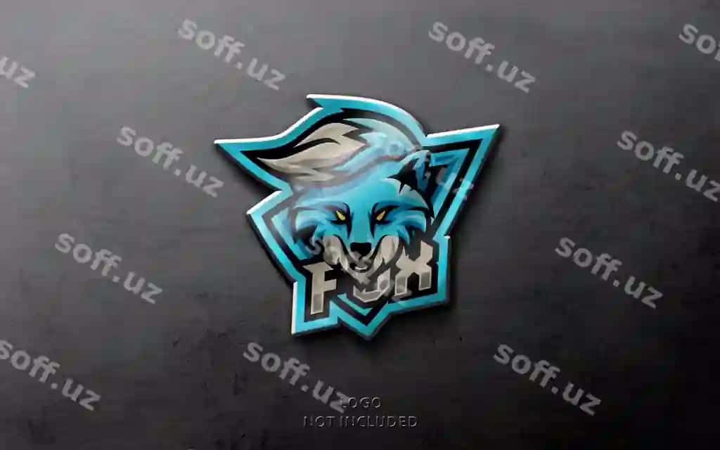 Realistik sport logo namunasi | Realistic sport logo mockup