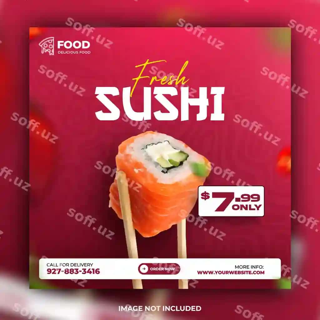 Taze sushi yetkazib berish va misharli Yapon taomlari | Fresh sushi delivery delicious japanese food