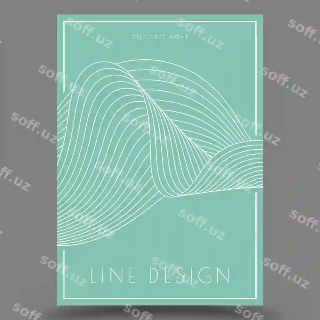 Naqua dog'langan chiziqlar hasharotli anqarakshi orqa fonda ichki dekor | Pattern wavy lines luxurious abstract background interior design