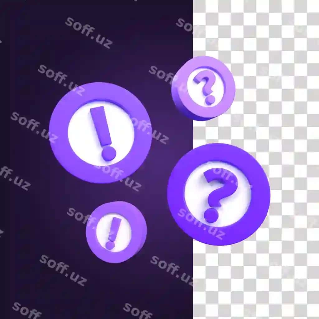 Uch o'lchovli Q belgisi ikonka 1 | 3d q symbol icon 1