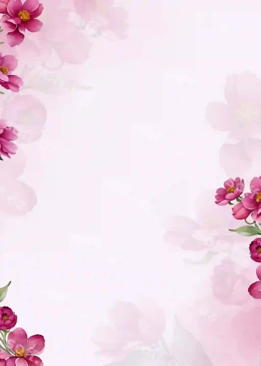 Bo'sh varaq gulli orqa fonda | Blank paper with floral background