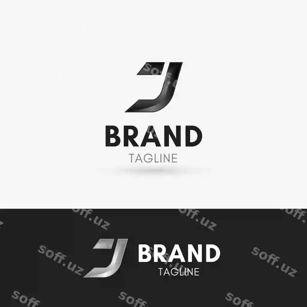 J harfi metal logotipi | Letter j metal logo