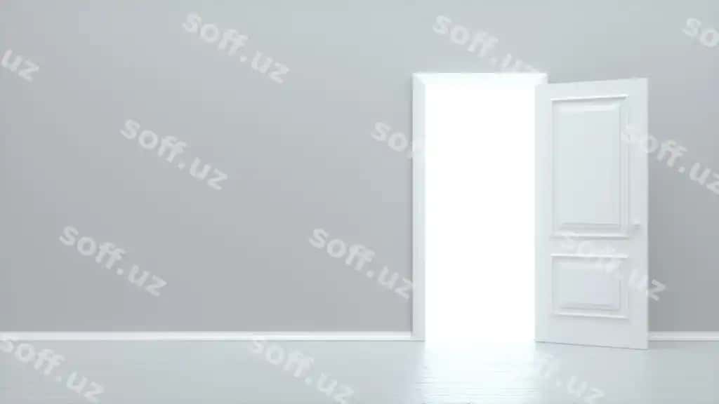 Oqchiq eshik | White open door