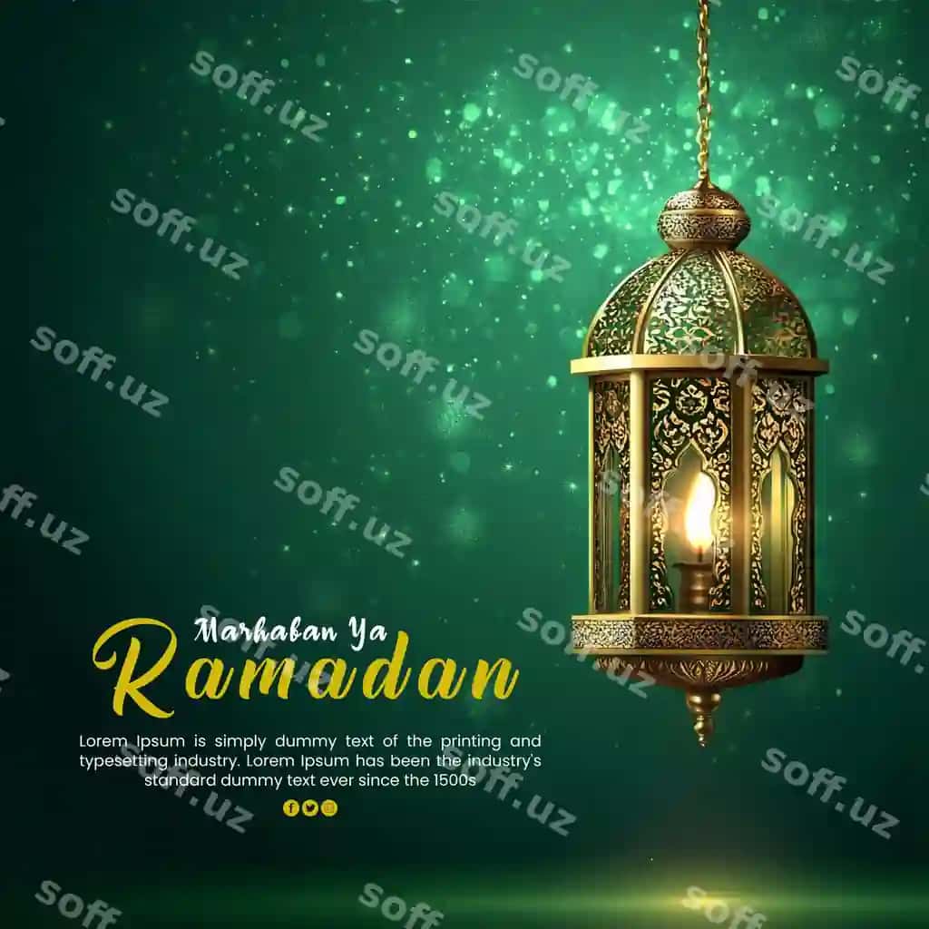 Marxama, Ramazon oyi muborak bo'lsin! | Marhaban ya ramadan greeting