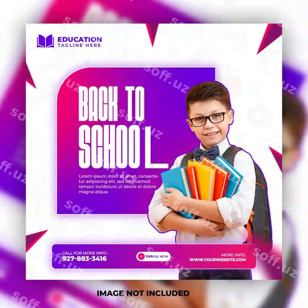 Qayta maktab reklama ta'limi | Back school advertisement education