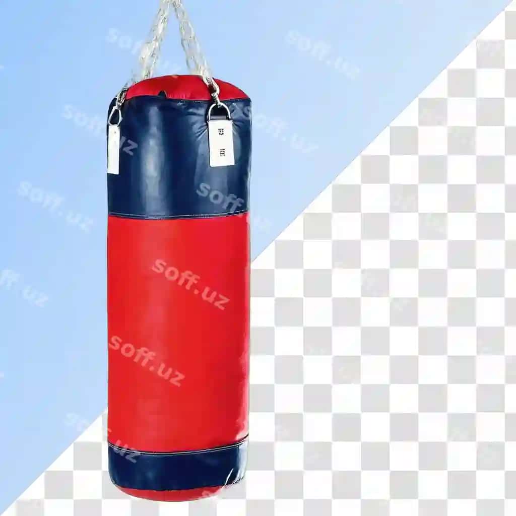 Jang to'p ajraltirilgan shaffoffonda | Punching bag isolated transparent background